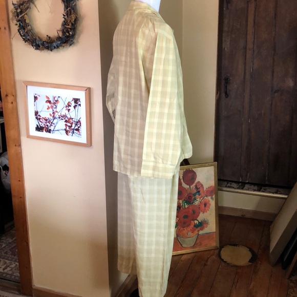 VINTAGE 60’s Mens sz Large Ron Chereskin Plaid PJs - Picture 4 of 14